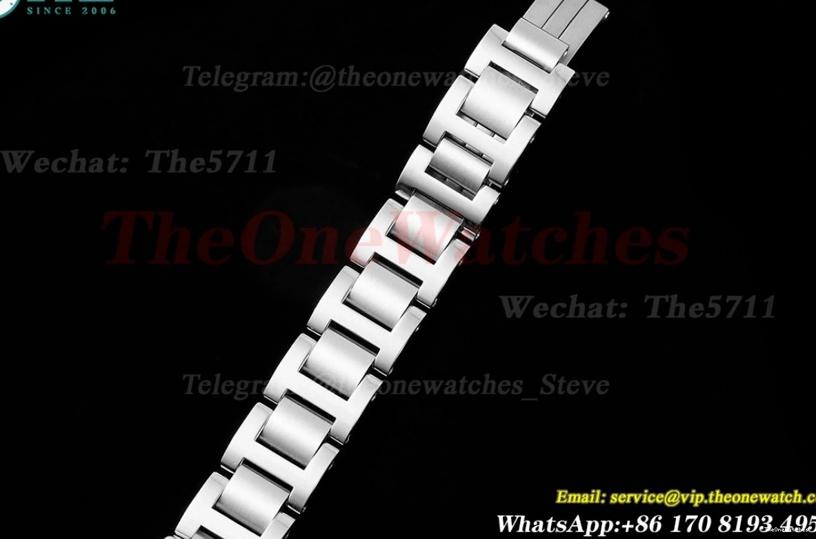 Cartier AF SS Ballon Quartz 33mm Dia De SS Bleu White 0131